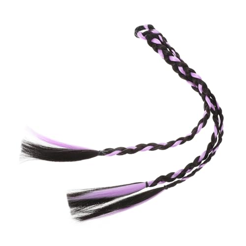 Ipetboom Kids Girls Haarverlängerung Mit Bunten Geflochtenen Zöpfen Ponytail Haargummis Und Haarbändern Stilvolles Haarschmuck Frauen Und Mädchen von Ipetboom