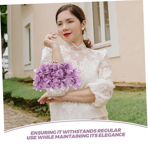 Ipetboom Glitzernde Blumenmuster Clutch Für Damen Abendtasche Mit Abnehmbarer Kette Kleine Kiss-lock-handtasche Für Hochzeiten Partys Formelle Anlässe von Ipetboom