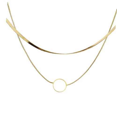 Ipetboom Doppelte Halskette Für Damen Schlichter Schlüsselbeinschmuck Minimalistische Chian-kette Fein Verarbeitet Langlebig Und Komfortabel Zu Tragen Ipetboom Doppelte Halskette Für Damen Schlichter Schlüsselbeinschmuck Minimalistische Chian-kette Fein Verarbeitet Langlebig Und Komfortabel Zu Tragen von Ipetboom