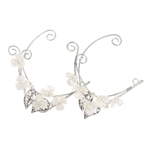 Ipetboom Ohren Manschetten Für Frauen Feen Ohrringe Mit Kunstperlen Modische Ohrklemmen Zierliche Ohrschmuck Langlebiger Schmuck Für Feste von Ipetboom