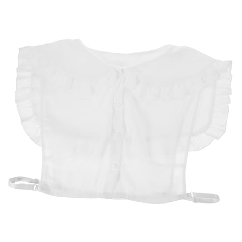 Ipetboom Damen Fake Collar Chiffon Blusenkragen All Match Falscher Kragen Dekoration für Blusen Pullover Kleider Party und Alltag Charmanter Puppenkragen Vielseitiges Damen Accessoire von Ipetboom