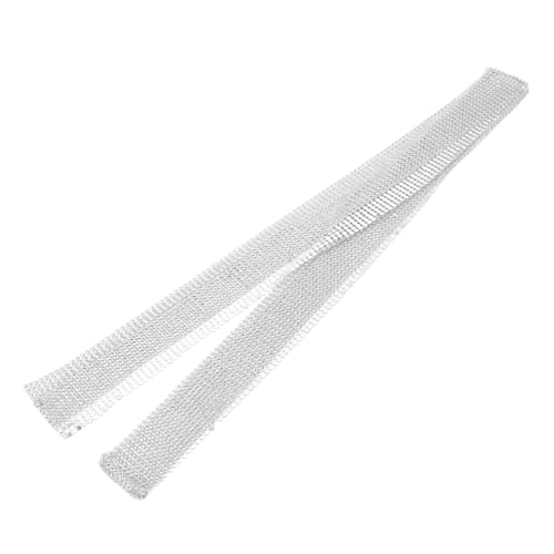 Ipetboom Damen Glitzernde Pailletten Halstuch Modisches Langes Silbernes Halstuch Für Partys Abendkleider Und Hochzeiten Vielseitiges Accessoire Als Krawatte Oder Schal von Ipetboom