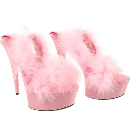 Ipetboom Damen High Heels Sandalen mit Schmalem Absatz Rutschfeste Modische Sommer sandaletten Eleganter Look für Arbeit und Party Bequeme Strapazierfähige Materialien Zufällige Farbe von Ipetboom