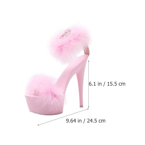 Ipetboom Damen High heeled Sandalen mit Plateauabsatz Rutschfeste Sommerschuhe in Modische Slippers für Alltag Büro und Party Bequem und Stylisch Zufällige Farbe Zufällige Farbe von Ipetboom