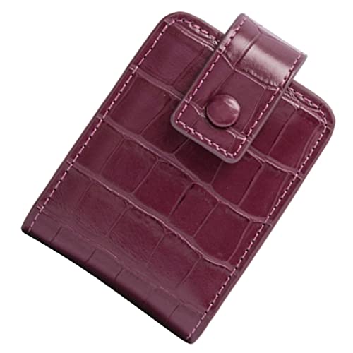 Ipetboom Kleiner Make up Tasche Mit Spiegel Lippenstiftetui Für Handtasche Tragbare Kosmetiktasche Aus Pu Leder Kleine Kosmetiktasche Für Frauen Kleiner Lippenstifthalter Mit von Ipetboom