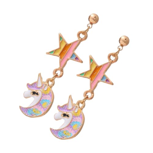 Ipetboom Damen Ohrringe Einhorn Ohrstecker Klein Leicht Modisch Schmuck für Frauen Geschenkidee Geburtstags Hochzeit Valentinstag von Ipetboom