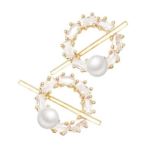 Ipetboom Damen Ohrstecker mit Künstlicher Perle Ohrschmuck für Mädchen Stilvolle Ohrstecker Vielseitig Kombinierbar Perfektes für Frauen und Freunde von Ipetboom