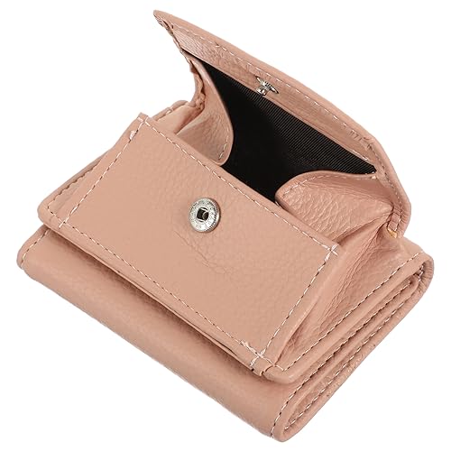 Ipetboom Damen RFID Geschütztes Portemonnaie Dreifach Gefaltetes Geldbörsen Design Kompakter Kartenorganizer für Kreditkarten Münzen Visitenkarten Vielseitig Zufällige Farbe von Ipetboom