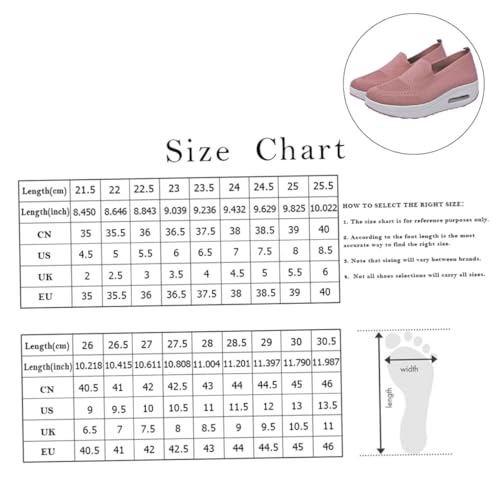 Ipetboom Damen Sportschuhe Atmungsaktiv Sneaker mit Dicker Sohle und Gepolsterter Luftkissenverstärkung Flexible Laufsohle Geeignet für Freizeit Sport und Alltag Modisch und Angenehm von Ipetboom