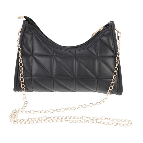 Ipetboom Damen Umhängetasche Klein Leicht Bestickt Crossbody Bag für Alltag Handy Geldbörse Modisch Schwarz von Ipetboom