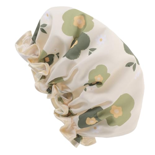 Ipetboom Doppellagige Wasserdichte Duschhaube Für Damen Wiederverwendbar Mit Cartoon-design Verstellbare Badekappe Zum Schwimmen Haarschutz Für Badezimmer Und Spa von Ipetboom