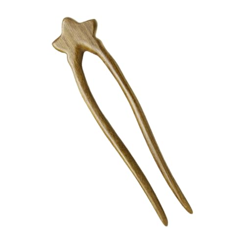 Ipetboom Chinesische Haarstäbe Französisch Für Dickes Haar U-form Hölzerne Essstäbchen Haargabel Für Duttfrisur von Ipetboom