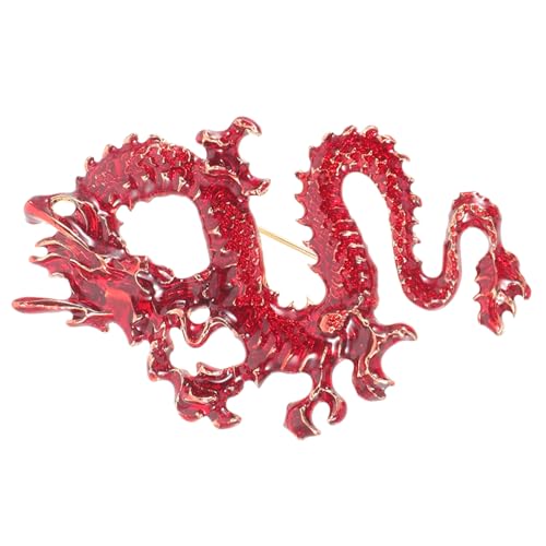 Ipetboom Drachenbrosche Für Kleidung Im Chinesischen Stil Kleine Broschennadel Passt Shirts Jeansjacken Hüten Schuhen Rucksäcken Geeignet Für Partys Hochzeiten Jubiläen Muttertag Valentinst von Ipetboom