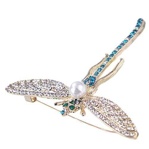 Ipetboom Strass Brosche Libelle Pin Anstecknadel Für Kleidung Hut Schal Ornament Brosche Abzeichen von Ipetboom