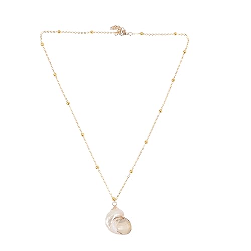 Ipetboom Mädchen Halskette Mit Goldrand Conch Shell Schmuck Für Strandpartys Hochzeiten Geburtstage Und Besondere Anlässe Ipetboom Mädchen Halskette Mit Goldrand Conch Shell Schmuck Für Strandpartys Hochzeiten Geburtstage Und Besondere Anlässe von Ipetboom