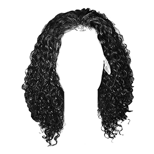 Ipetboom Kurze Locken Perücke Für Damen Schwarze Lace Front Synthetik Welle Hitzebeständige Bob Welle Kurze Lockenperücke Mit Spitzen Für Frauen von Ipetboom