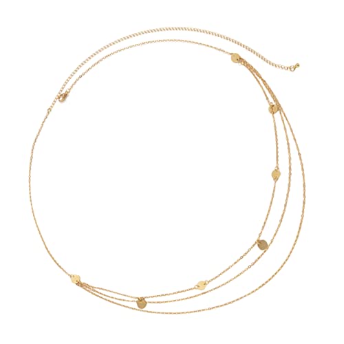 Ipetboom Körperkette Bauchkette Für Frauen Verstellbare Taillenkette Körperschmuck Zarte Halskette Leicht Und Robust Ipetboom Körperkette Bauchkette Für Frauen Verstellbare Taillenkette Körperschmuck Zarte Halskette Leicht Und Robust von Ipetboom