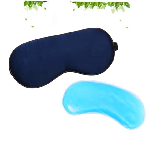 Ipetboom Eisbeutel-augenmaske Aus Seidenstoff Lichtundurchlässiges Kaltes Und Heißes Kompressen-patch Wiederverwendbar Für Schlaf Reisen Yoga Und Spa von Ipetboom