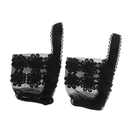 Ipetboom Elastische Verstellbare High Heel Schnürsenkel mit Spitzen design Rutschfeste Schuhriemen für Damen Sandalen und Absätze Langlebig Waschbar Geeignet für Verschiedene Schuhgrößen von Ipetboom