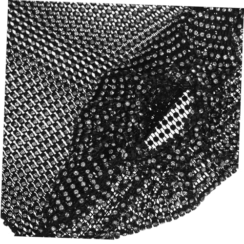 Ipetboom Elastisches Atmungsaktives Netz Stirnband mit Funkelnden Strasssteinen Vielseitiges Party Haarband und Kopftuch für Frauen Angenehm Leichter Sitz für Festivals Club und von Ipetboom