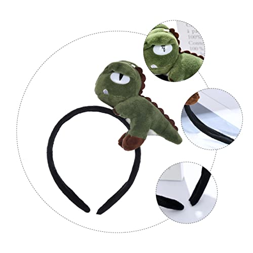 Ipetboom Elastisches Dinosaurier Stirnband Damen Cartoon Haarschmuck Hohe Dehnbarkeit Modisches Kopfband Für Yoga Laufen Fitness Alltag von Ipetboom
