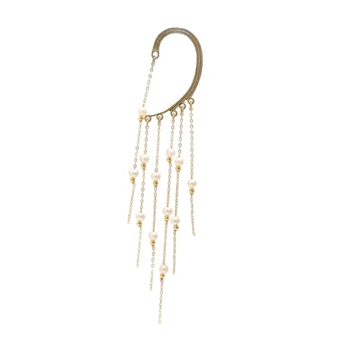 Ipetboom Elegante Damen Ohrhänger mit Perlen und Tasseln Modischer Ohrschmuck zum Aufhängen Leichter Langlebiger Ohrhänger für Party und Alltag Einzigartiges Design für Frauen von Ipetboom