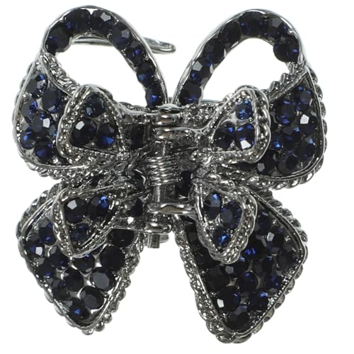 Ipetboom Eleganter Haar Klauenclip mit Strasssteinen Mittelgroßer Haargreifer für Frauen Modischer Haarschmuck für Pferdeschwanz und Dutt Komfortabler Leichter Haarspangenhalter für Alltag von Ipetboom