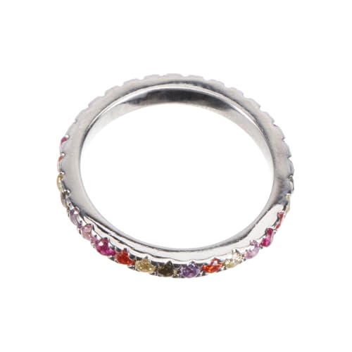 Ipetboom Eleganter Weißgold Damen Ring mit Diamantbesatz Modisches Schmuckstück als Paarring Stilvolles Accessoire für Frauen zu Hochzeit und Geburtstag von Ipetboom