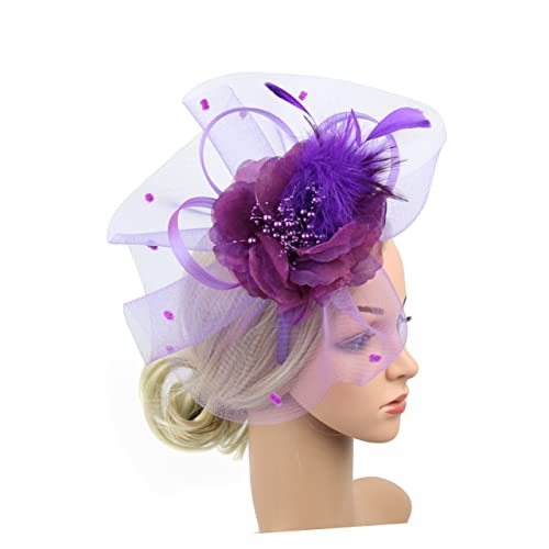 Ipetboom Faschinerender Blumenreifen Netz-haarschmuck Braut-stirnband Floral-kopfschmuck Dekoration Für Hochzeit Und Party von Ipetboom