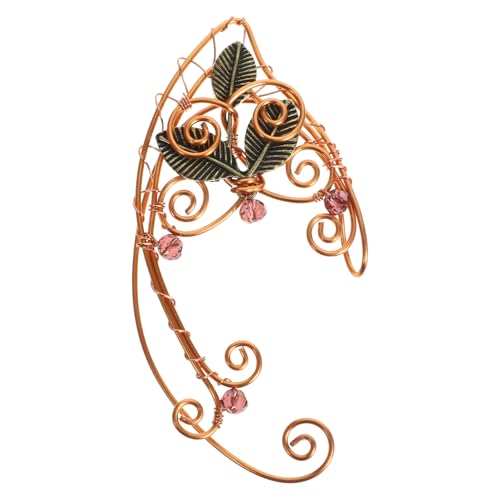 Ipetboom Elf Ohrclip ohne Ohrloch Handgefertigter Ohrhaken Schmuck für Mädchen und Frauen Modischer Retro style für Rechtes Ohr Leichter Ohrschmuck Vielseitig Kombinierbar von Ipetboom