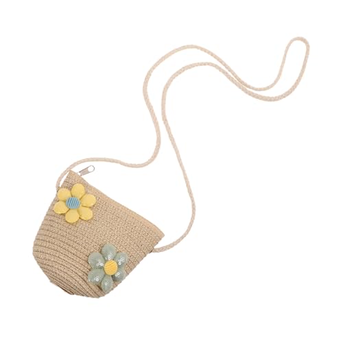 Ipetboom -umhängetasche Für Mädchen Leichte Süße Schultertasche Mit Vintage Woven-Design Für Mädchen Tragbare Strandtasche Für von Ipetboom