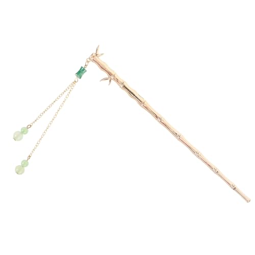 Ipetboom Essstäbchen für Haare U-förmige Haarnadeln Haar-Edelstein-Stempel Haarzubehör China haarschmuck die chinesen hochzei wedlock Haargabel Haarknotenzubehör für Frauen Legierung Green von Ipetboom