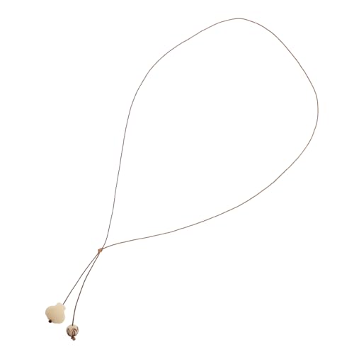 Ipetboom Ethnische Bodhi Knoblauch Anhänger Halskette Damen Lang Minimalistisches Design Spiritueller Schmuck für Alltag Reisen und Zusammenkünfte Ipetboom Ethnische Bodhi Knoblauch Anhänger Halskette Damen Lang Minimalistisches Design Spiritueller Schmuck für Alltag Reisen und Zusammenkünfte von Ipetboom