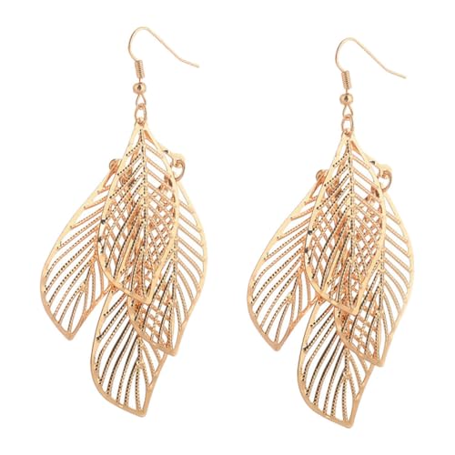 Ipetboom Ethnische Lange Tassel Ohrringe Mehrschichtige Blattform Hollow out Design Ohrhänger Damen Vintage Schmuck für Alltag und Reise Ipetboom Ethnische Lange Tassel Ohrringe Mehrschichtige Blattform Hollow out Design Ohrhänger Damen Vintage Schmuck für Alltag und Reise von Ipetboom