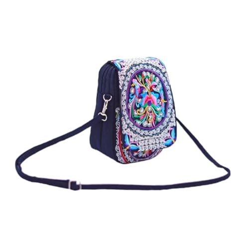 Ipetboom Ethnische Umhängetasche Damen Mini Stickerei Geldbörse mit Doppelklappe Moderate Kapazität für Handy und Kosmetik Modischer Stil für Alltag Reisen Shopping und Outdoor Ipetboom Ethnische Umhängetasche Damen Mini Stickerei Geldbörse mit Doppelklappe Moderate Kapazität für Handy und Kosmetik Modischer Stil für Alltag Reisen Shopping und Outdoor von Ipetboom