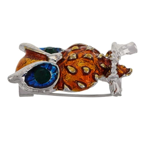 Ipetboom Owl Brooch Pin Kreative Tier Brosche Handgefertigt Einzigartiges Design Für Männer Und Frauen Für Jacken Schals Und Besondere Anlässe von Ipetboom