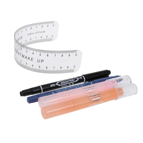 Ipetboom Eyebrow Microblading Mit Präzisem Messlineal Markierungs Und Radierwerkzeug Für Augenbrauen Für Damen Zur Gestaltung Und Konturierung von Ipetboom