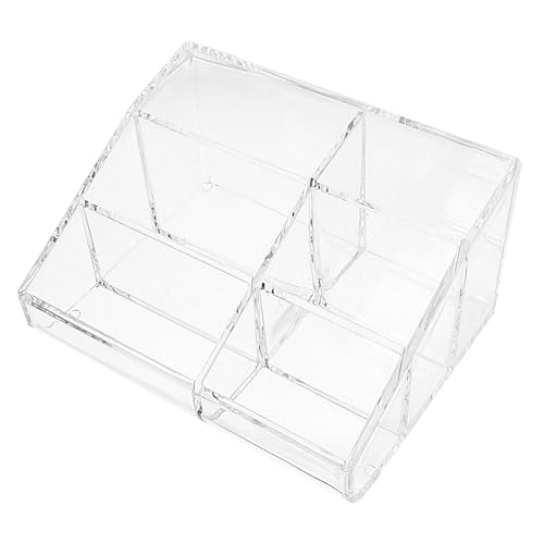 Ipetboom Fächer Acryl Kosmetik Organizer Transparent Makeup Aufbewahrungsbox Kompakt Robust Für Schlafzimmer Badezimmer Schminktisch von Ipetboom