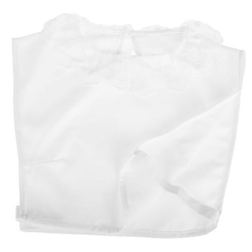 Ipetboom Abnehmbarer Falscher Spitzenkragen Für Damen Halbhemd Bluse Dekorativer Kragen Künstlicher Hemdkragen Für Pullover Und Kleider Weiß von Ipetboom