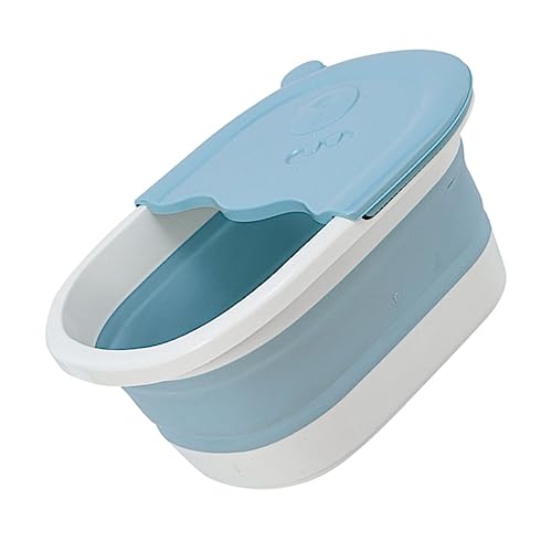 Ipetboom Faltbarer Fußmassage Eimer Für Junge Mädchen Fußbad Mit Massagefunktion Ergonomisches Design Zum Entspannen Und Linderung Von Fußermüdung Blau Ipetboom Faltbarer Fußmassage Eimer Für Junge Mädchen Fußbad Mit Massagefunktion Ergonomisches Design Zum Entspannen Und Linderung Von Fußermüdung Blau von Ipetboom
