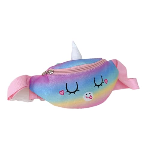 Ipetboom Einhorn Junge Mädchen Hüfttasche Verstellbar Mädchen Bauchtasche Brusttasche Leichte Tasche Für Reisen Und Shopping von Ipetboom