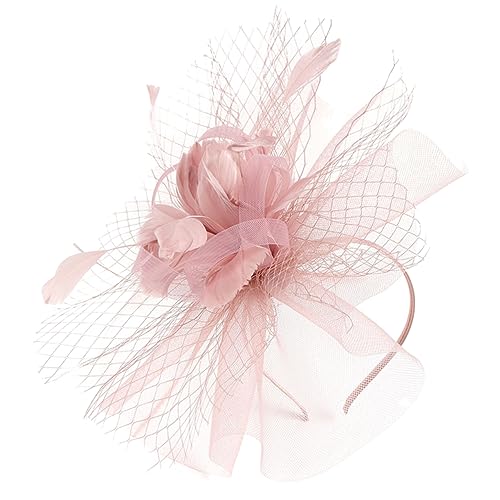 Ipetboom Fascinator Haarreif Mit Abnehmbarem Clip Eleganter Netzstoff Für Teeparty Und Cocktail Vielseitig Tragbar Zartem Haarschmuck Für Damen Hochzeiten Und Besondere Anlässe von Ipetboom