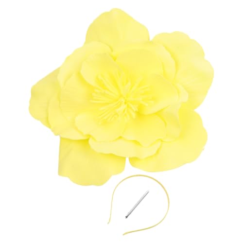 Ipetboom Fascinator Hut Für Frauen Eleganter Haarschmuck Mit Großen Schaumblumen Für Hochzeiten Partys Fotoshootings Jahre Modisches Accessoire von Ipetboom