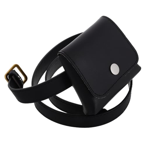 Ipetboom Fashion Gürteltasche Damen Retro Imitation PU Dünner Taillengürtel mit Handyfach und Schlüsselhalter Wasserabweisend Vielseitig für Alltag Wandern und Reisen von Ipetboom
