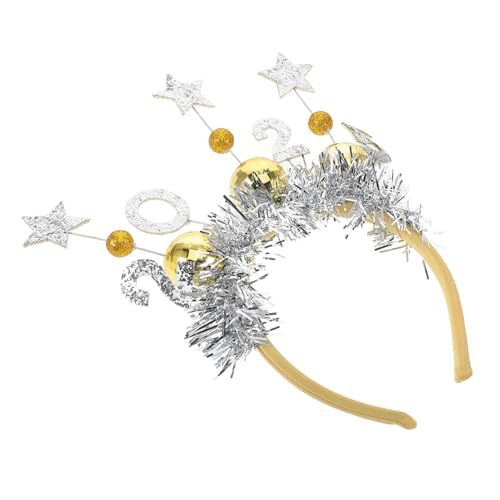 Ipetboom Festliches Stirnband Für Neujahr Pailletten Kopfbedeckung Mit Sternen Für Silvesterparty Neujahrs-haarschmuck Kopfaccessoire Für Heiligabend Urlaub von Ipetboom