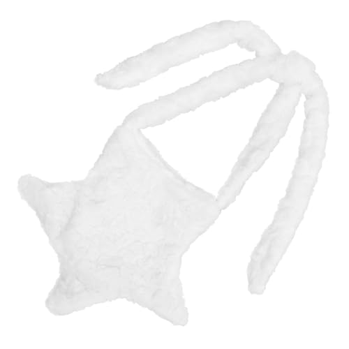 Ipetboom Flauschige Umhängetasche Damen Schultertasche Sternform für Alltag Viel für Accessoires Geeignet für Mädchen und Frauen Weiß von Ipetboom