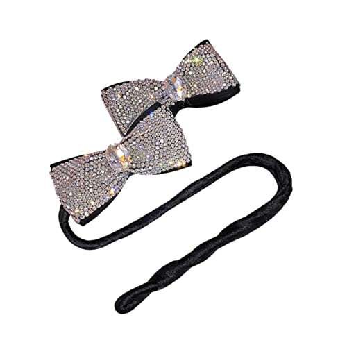 Ipetboom Fliege Haareisen weihnachtsgeschenke weihnachts präsente Haarknotenformer für Mädchen Bowknot-Brötchenhersteller Voller Diamant ehemalige Haartrockner Krawatte Fräulein Styler von Ipetboom