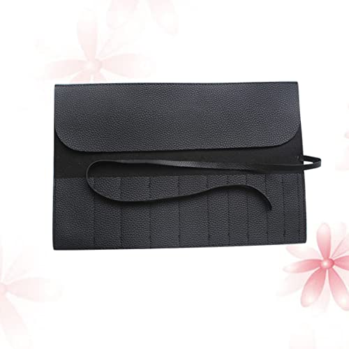 Ipetboom Kosmetikpinsel-Tasche Tragbare Make-up-Pinsel-Tasche für Frauen 10 Pinselfächer Leicht und Kompakt Reisefreundlich von Ipetboom