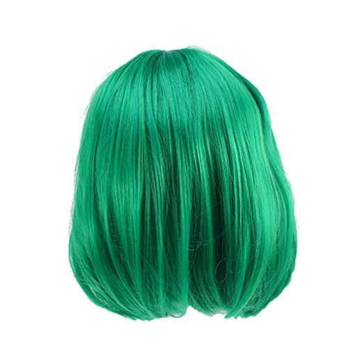 Ipetboom Kurze Glatte Damen-bob-perücke Farbverlaufs-bob-haar Hochtemperaturfaser-kunsthaarperücke Grün Für Alltag Partys Cosplay Ipetboom Kurze Glatte Damen-bob-perücke Farbverlaufs-bob-haar Hochtemperaturfaser-kunsthaarperücke Grün Für Alltag Partys Cosplay von Ipetboom