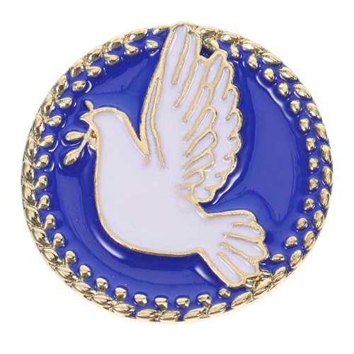 Ipetboom Friedenstauben Brosche Legierung Glänzend Anstecknadel für Kleidung Rucksäcke Hüte Vielseitig Schmuckaccessoire für Partys Hochzeiten Feierlichkeiten von Ipetboom